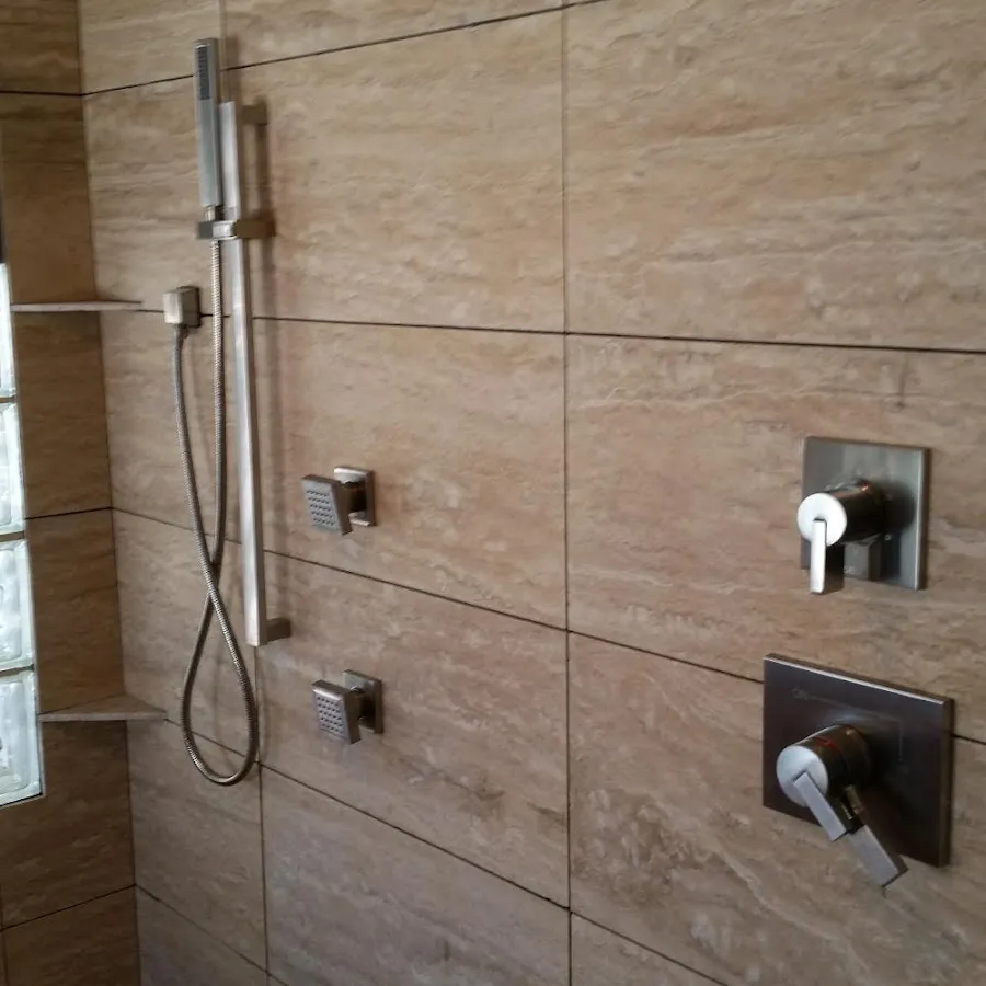 Shower fixture installation for Water Heater Replacement in Candlewick Lake